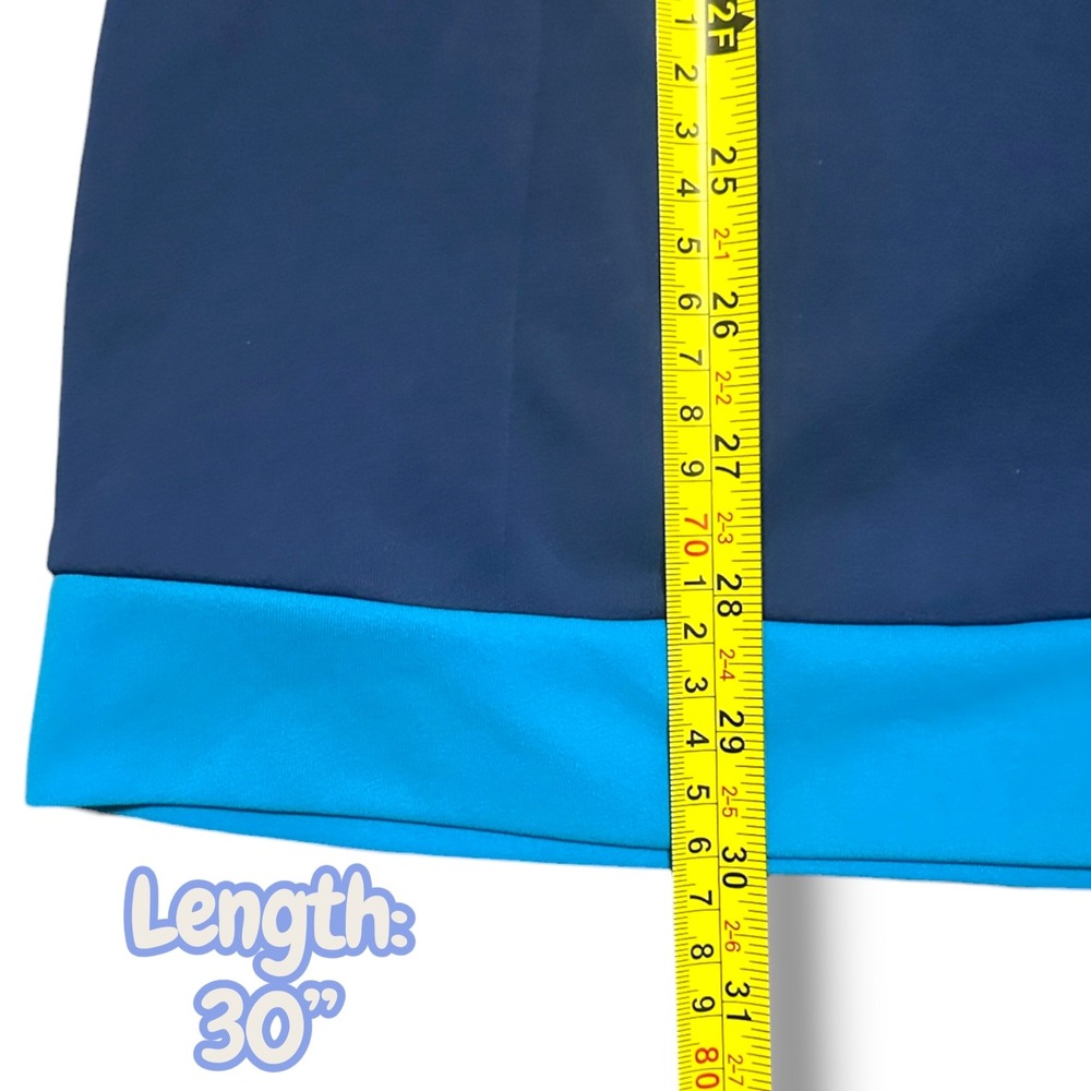adidas Navy and Bright Blue Athletic Tank Mini Dress - Picture 7 of 7